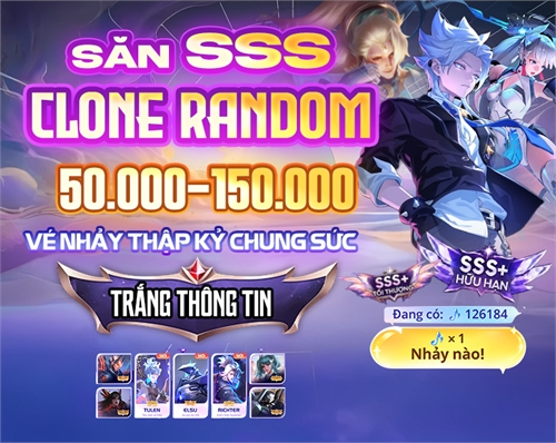 Clone vé nhảy săn SSS